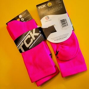 TCK Performance Pink Socks (2 Pair For Price Of One)